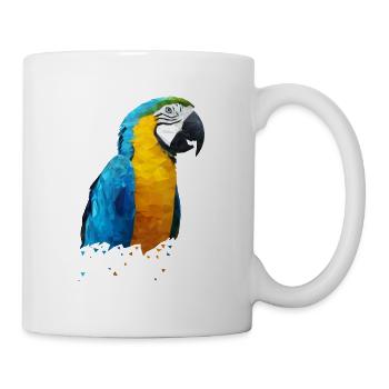 Papagei - Tasse - Weiß - Rechts