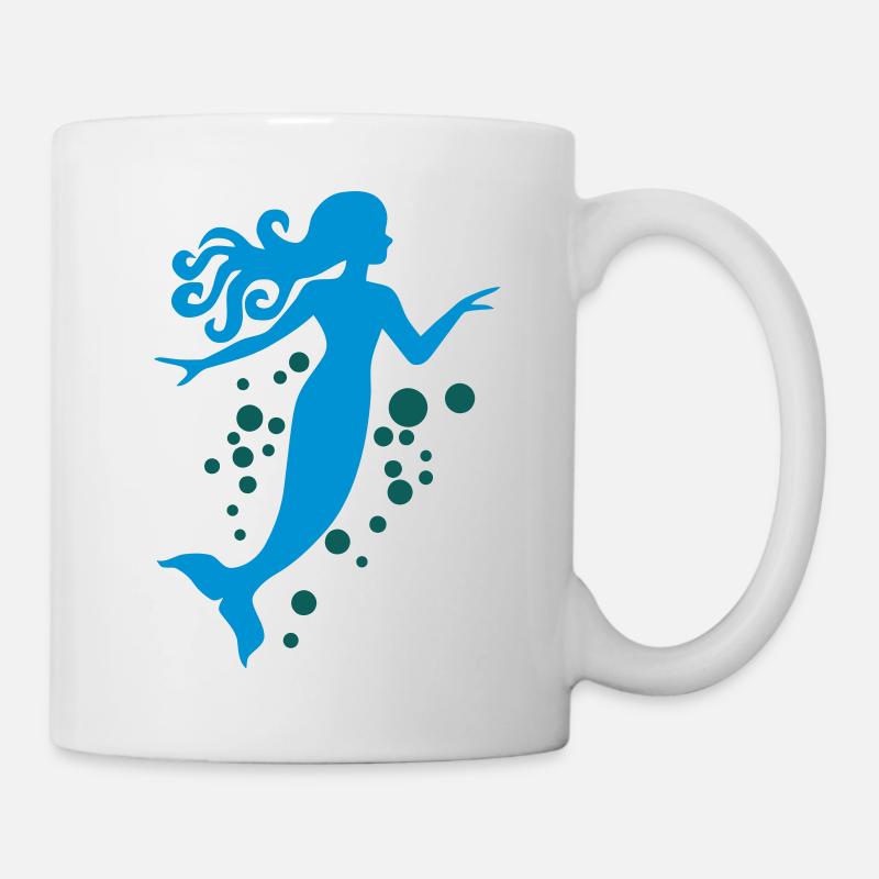 Meerjungfrau - Tasse - Weiß
