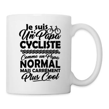 Bike / ATV T-shirt - Very Cool Cycling Dad - Mug - white - Right