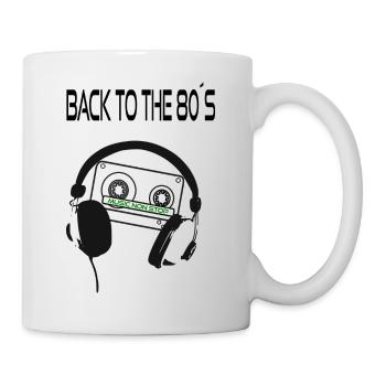 Retour aux années 80 - Mug blanc - blanc - Droite