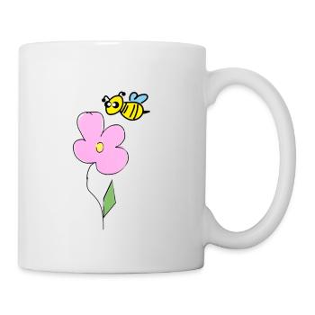 Biene - Tasse - Weiß - Rechts