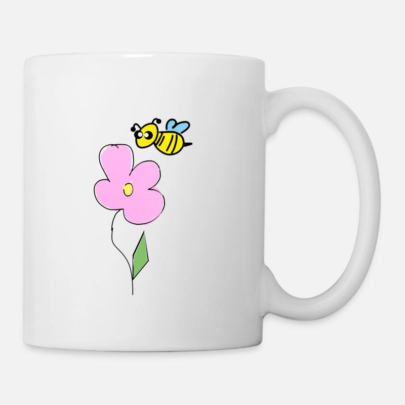 Biene - Tasse - Weiß