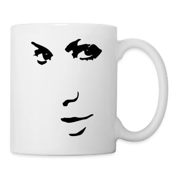 woman face - Mug - white - Right