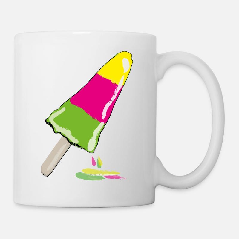 Eis am Stiel - Tasse - Weiß
