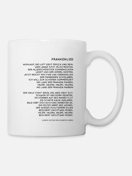 Frankenlied Franken - Mug - white