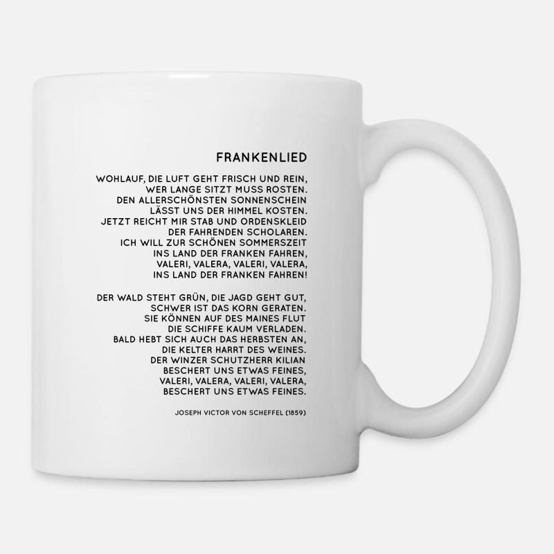 Frankenlied Franken - Mug blanc - blanc