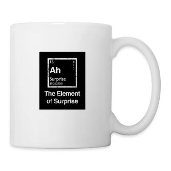 L’élément de surprise - Mug blanc - blanc - Droite