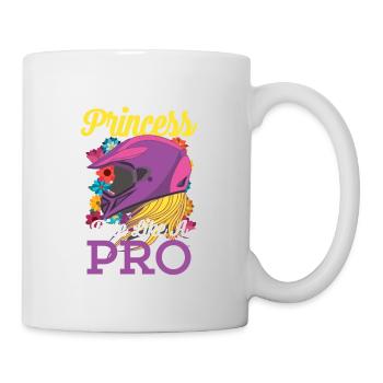 Motocross Prinzessin Dirt Bike Motorrad Geschenk - Tasse - Weiß - Rechts