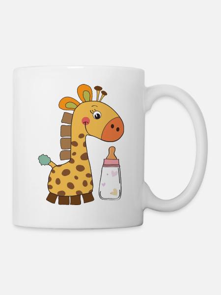 Giraffe - Geschenkidee - Tasse - Weiß