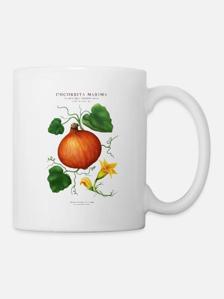THE PLANTSPLATE FARM - CUCURBITA MAXIMA - Tasse - Weiß