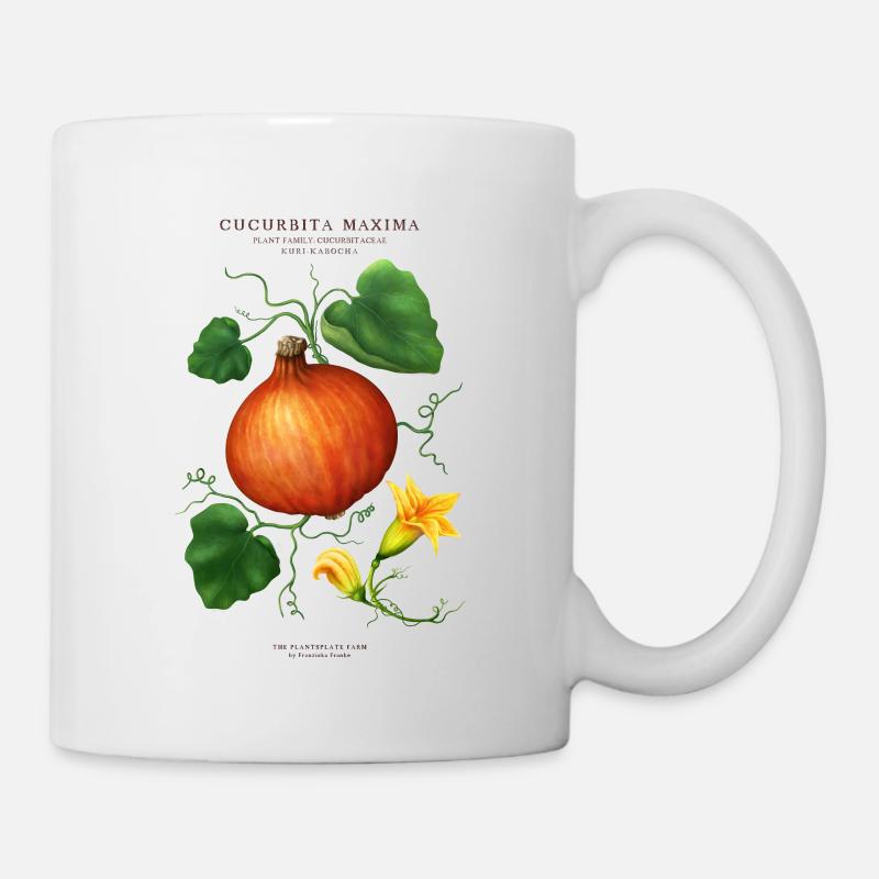 THE PLANTSPLATE FARM - CUCURBITA MAXIMA - Tasse - Weiß