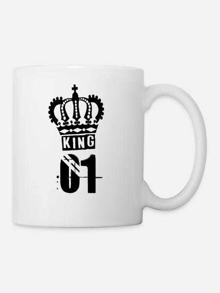 KING - Tasse - Weiß