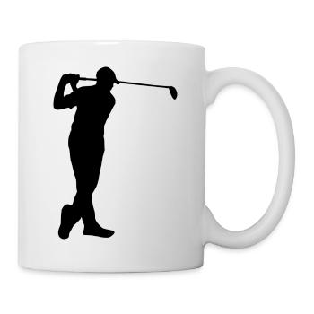 Golf player - Mug - white - Right