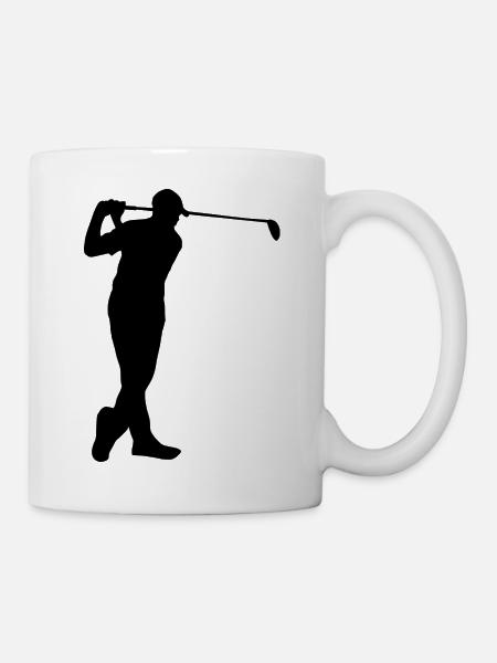 Joueur de golf - Mug blanc - blanc