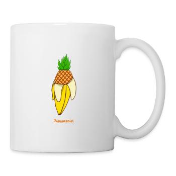 Ananas banane - Mug blanc - blanc - Droite
