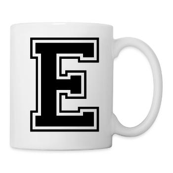 e - Tasse - Weiß - Rechts