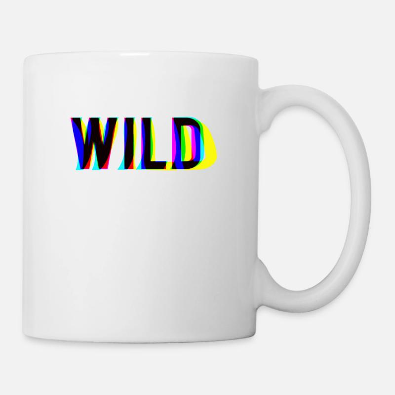 WILD êtes-vous prêt à - Mug blanc - blanc