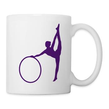 Gymnastique rythmique - Mug blanc - blanc - Droite