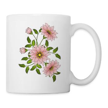 flowers - Mug - white - Right