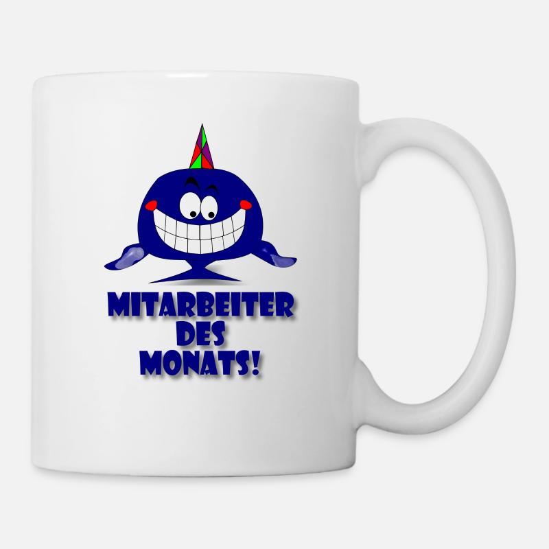 Mitarbeiter des Monats - Tasse - Weiß