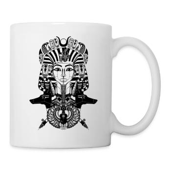 Robot Toutankhamon - Mug blanc - blanc - Droite