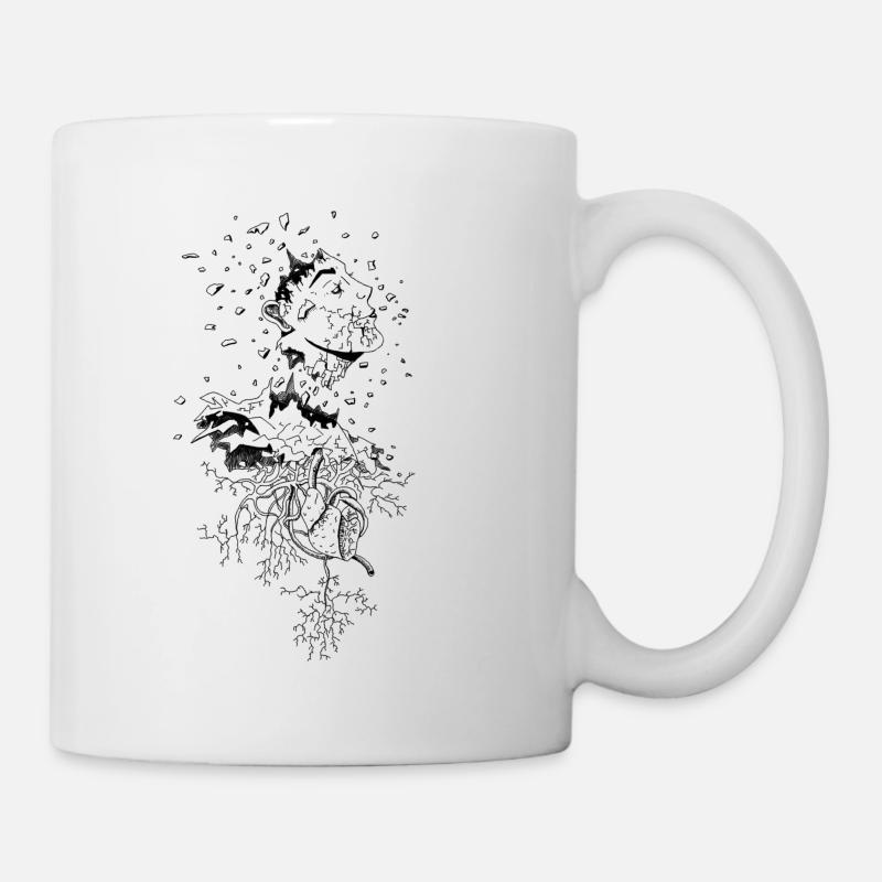 Staub zu Staub - Tasse - Weiß
