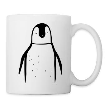 manchot - Mug blanc - blanc - Droite