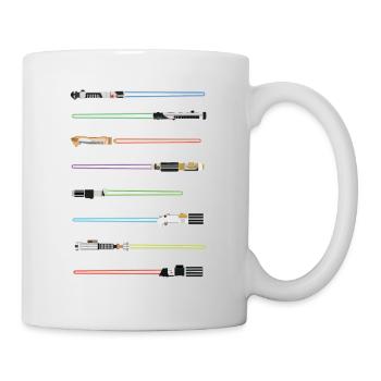 lightsabers horizontal - Mug - white - Right