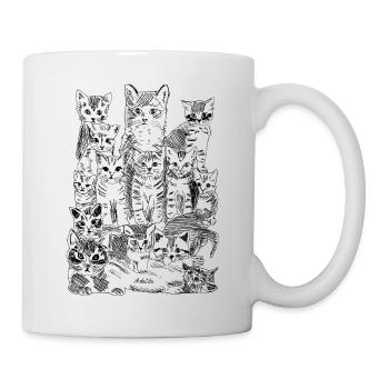 Chats et Chatons - Cats - Mug blanc - blanc - Droite
