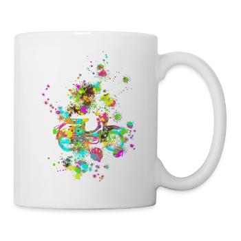 Schwalbe Farbkleckse - Mug - white - Right