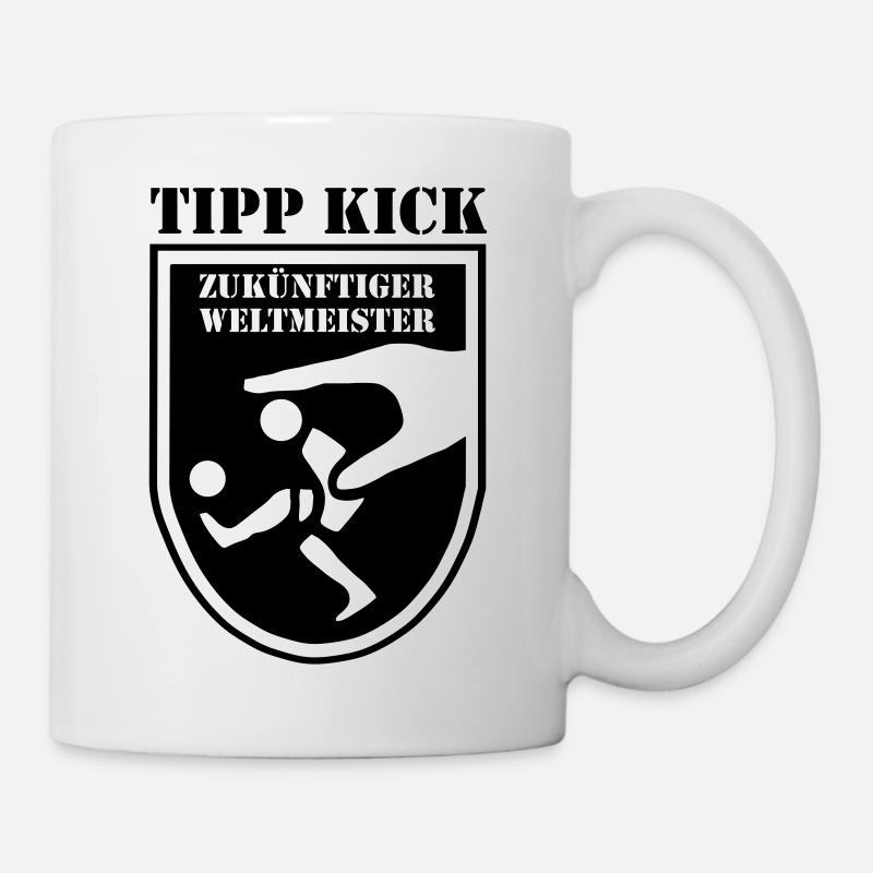 Zukünftiger Tipp Kick Sieger - Tasse - Weiß