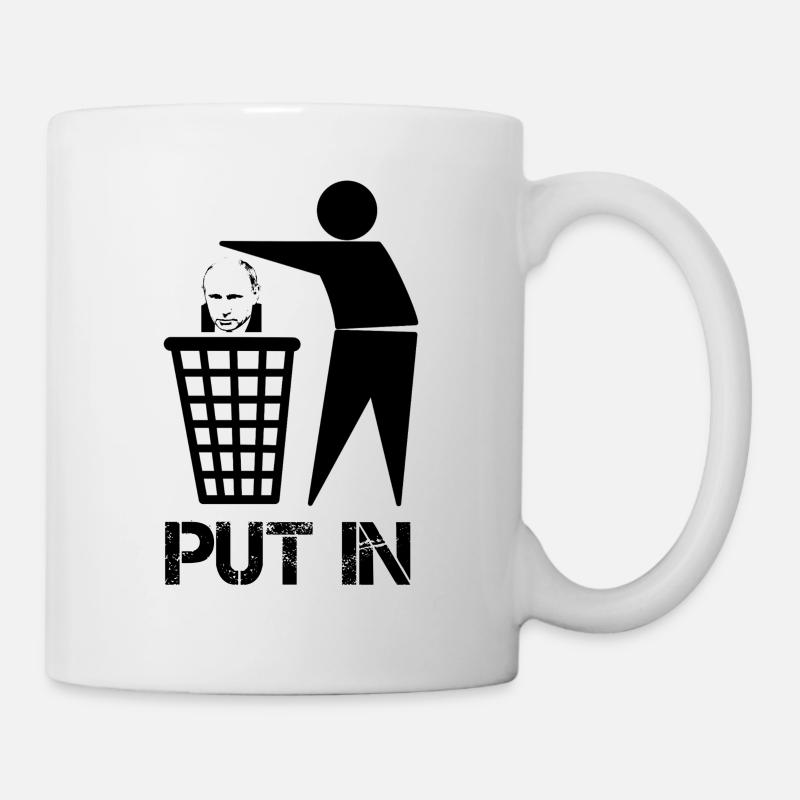 Putin Russland - Tasse - Weiß