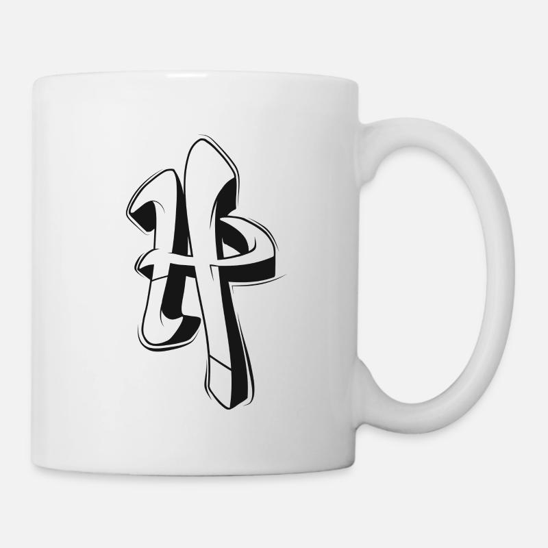 H - Tasse - Weiß