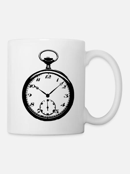 Pocket watch Pocketwatch - Mug - white