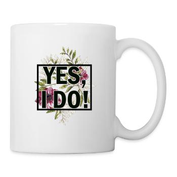 Hochzeit Ehe Trauung Liebe Treue Geschenkidee - Tasse - Weiß - Rechts