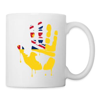 Gib mir Fünf Niue - Tasse - Weiß - Rechts