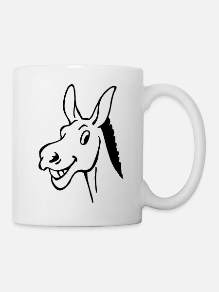 Âne - Mug blanc - blanc