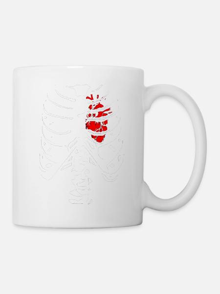 squelette - Mug blanc - blanc