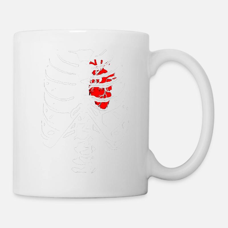 squelette - Mug blanc - blanc