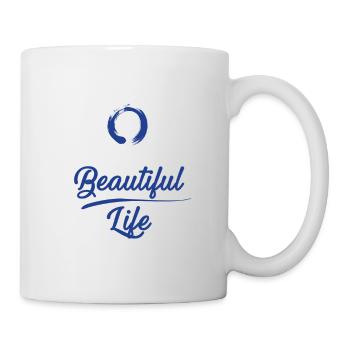Belle vie - Mug blanc - blanc - Droite