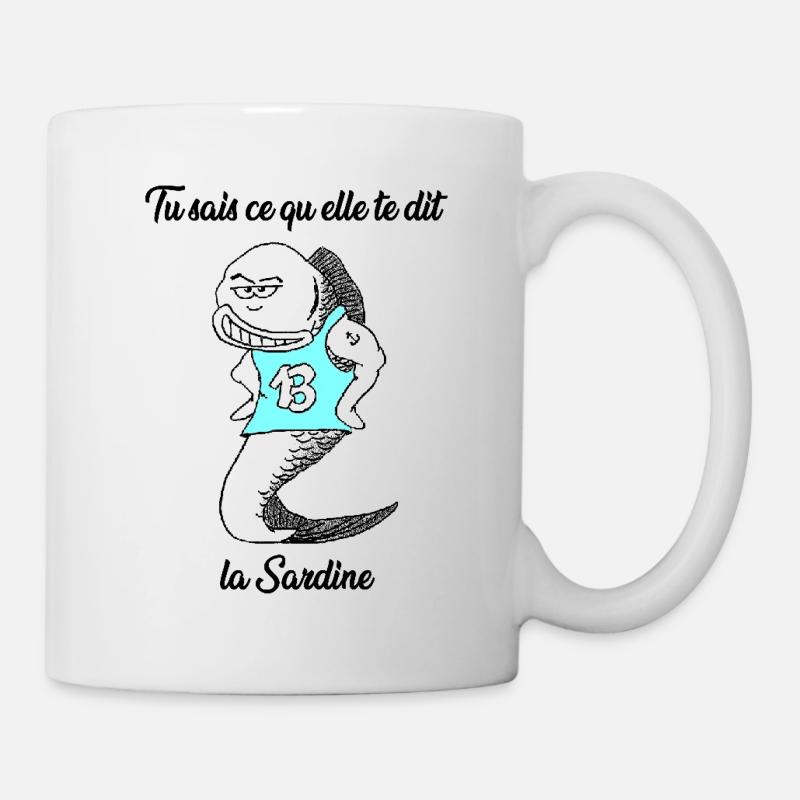 Sardine - Mug blanc - blanc