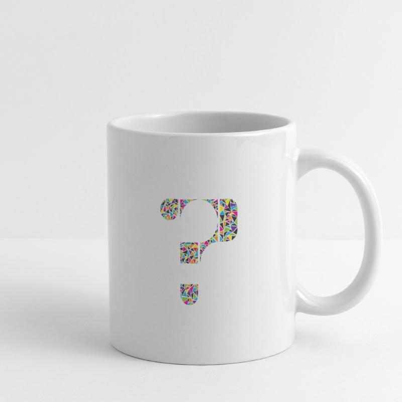 Point d'interrogation Mug blanc