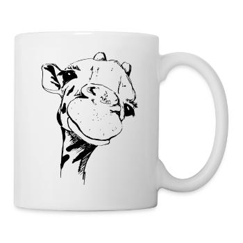 Giraffe (II) - Funny Giraffe Face - Mug - white - Right