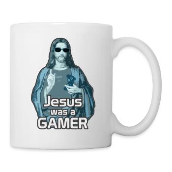 Gamer Jesus Christ - Tasse - Weiß - Rechts