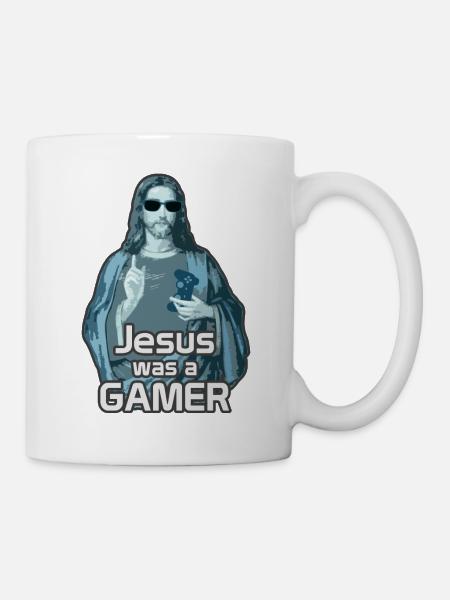 Gamer Jesus Christ - Tasse - Weiß