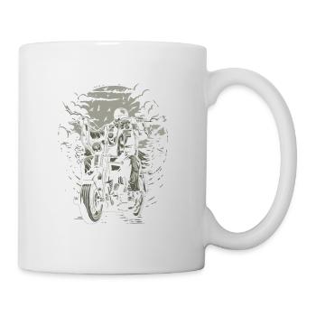 Live To Ride | Idée cadeau moto - Mug blanc - blanc - Droite
