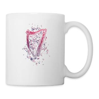 Harfe - Tasse - Weiß - Rechts