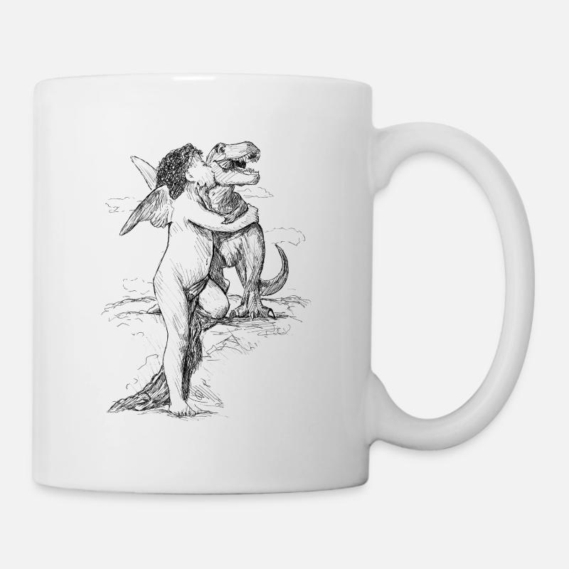 Dinolove - Tasse - Weiß