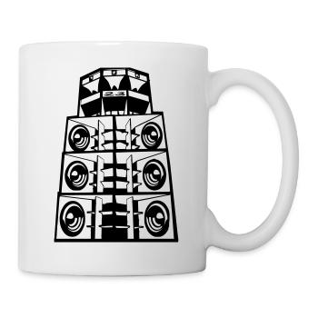 Système audio 23 - Mug blanc - blanc - Droite