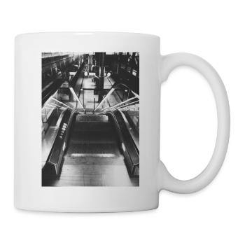 Berlin escalator BlackandWhite Label City - Mug - white - Right